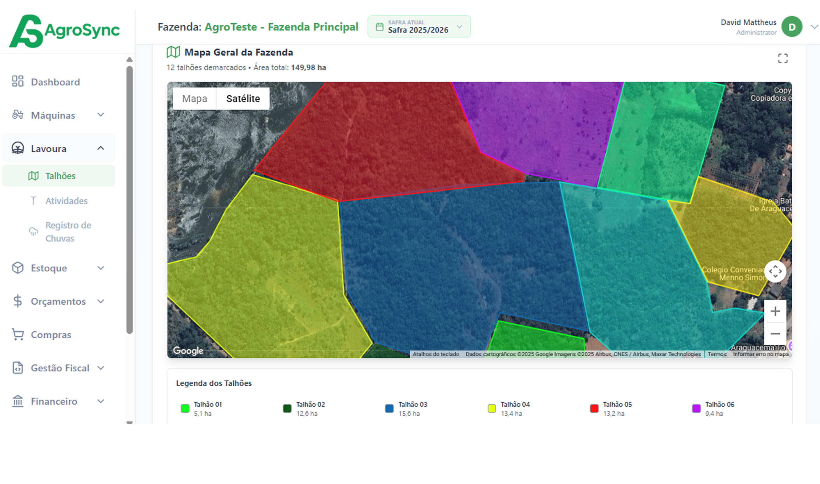 Monitoramento de Campo AgroSync